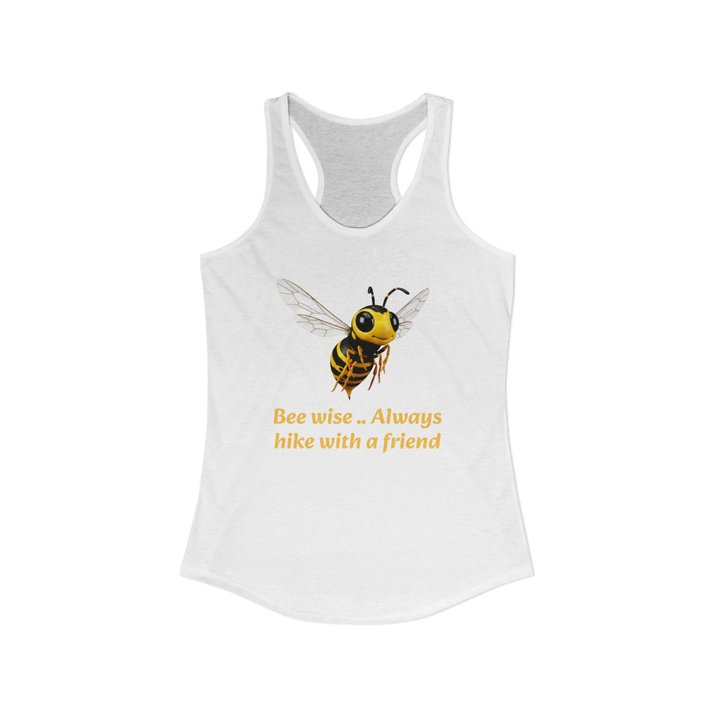 Bee Hiking Tank — "Always Hike With a Friend" Racerback Tank