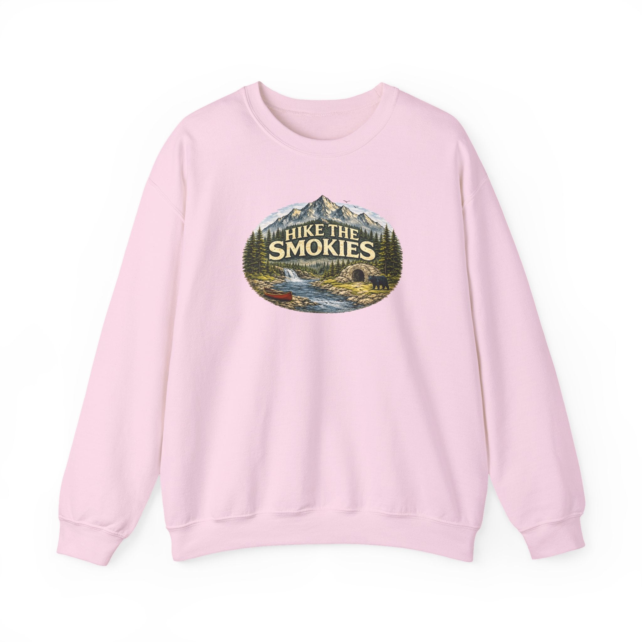 Hike the Smokies Sweatshirt — Mountain Trail Vintage Unisex Crewneck