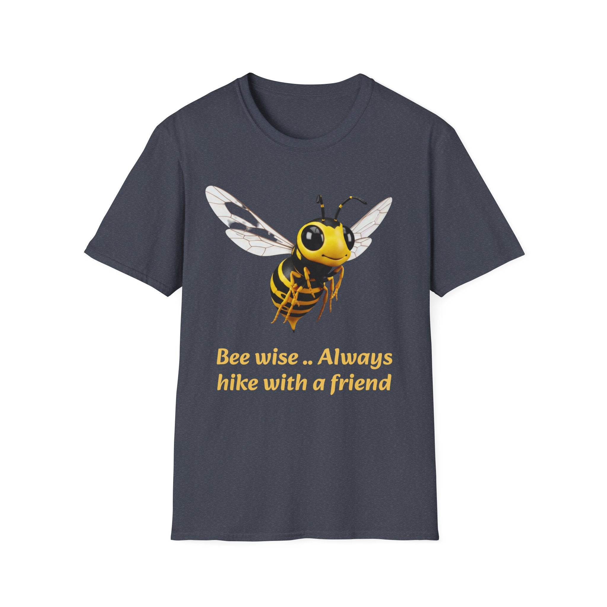 Bee Graphic T-Shirt — Cute Yellow Honeybee Illustration Tee