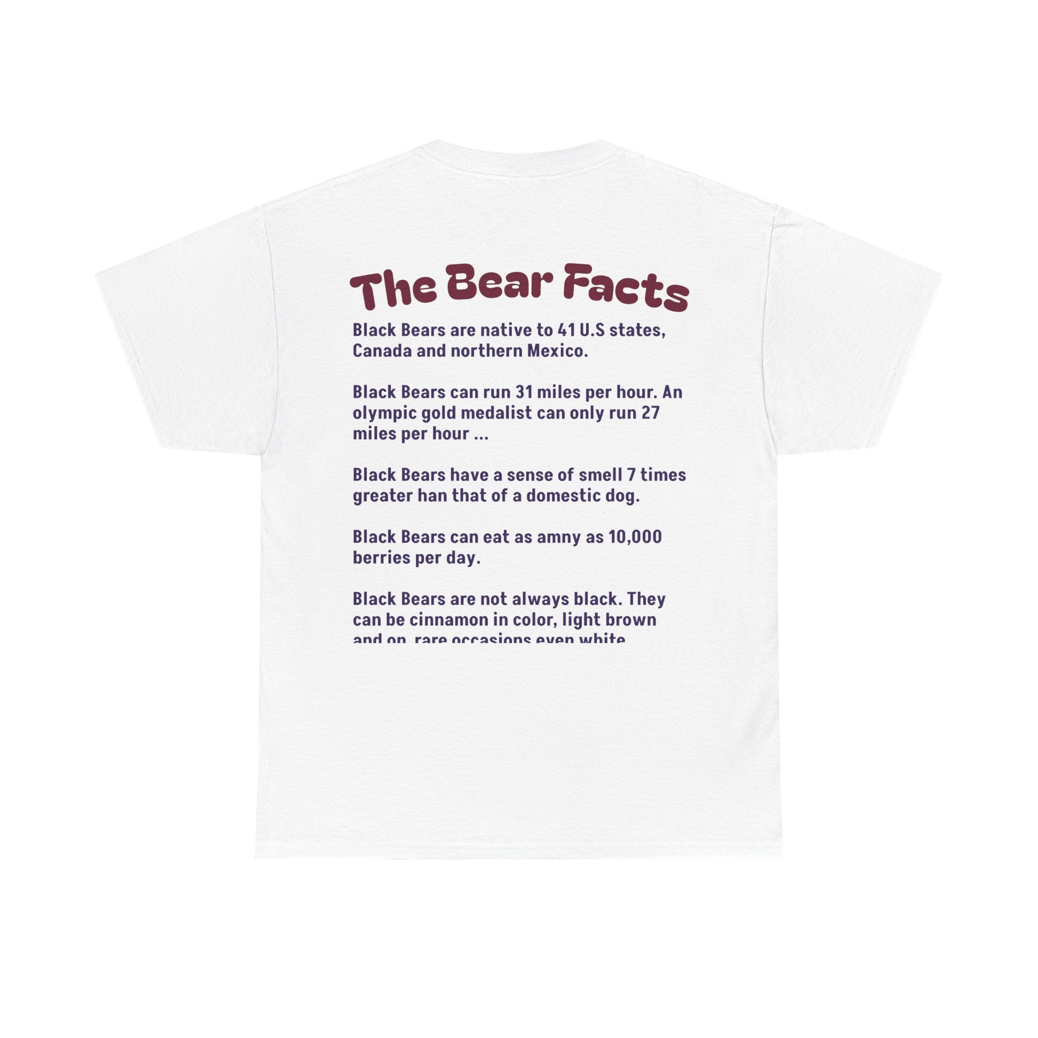 Smoky Mountain Black Bear Facts - Unisex Tee