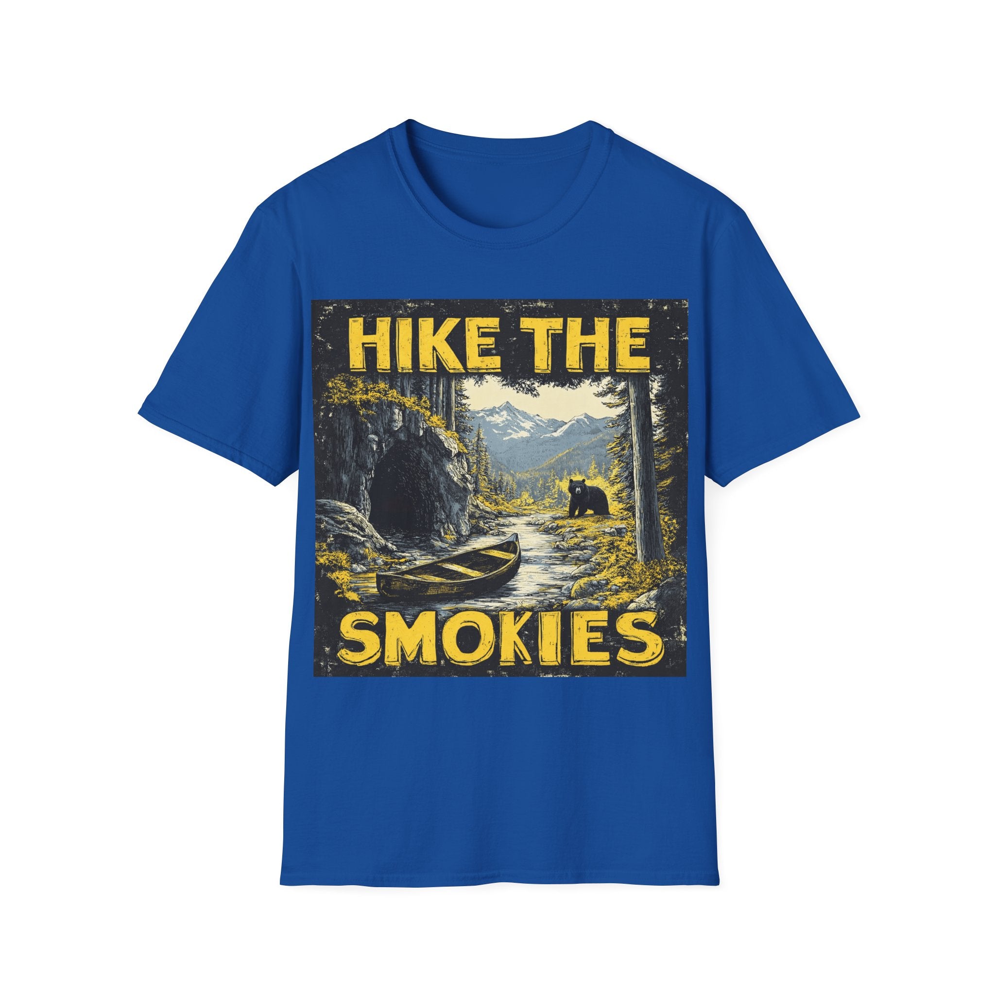 Hike the Smokies T-Shirt — Vintage Smoky Mountains Hiking Tee