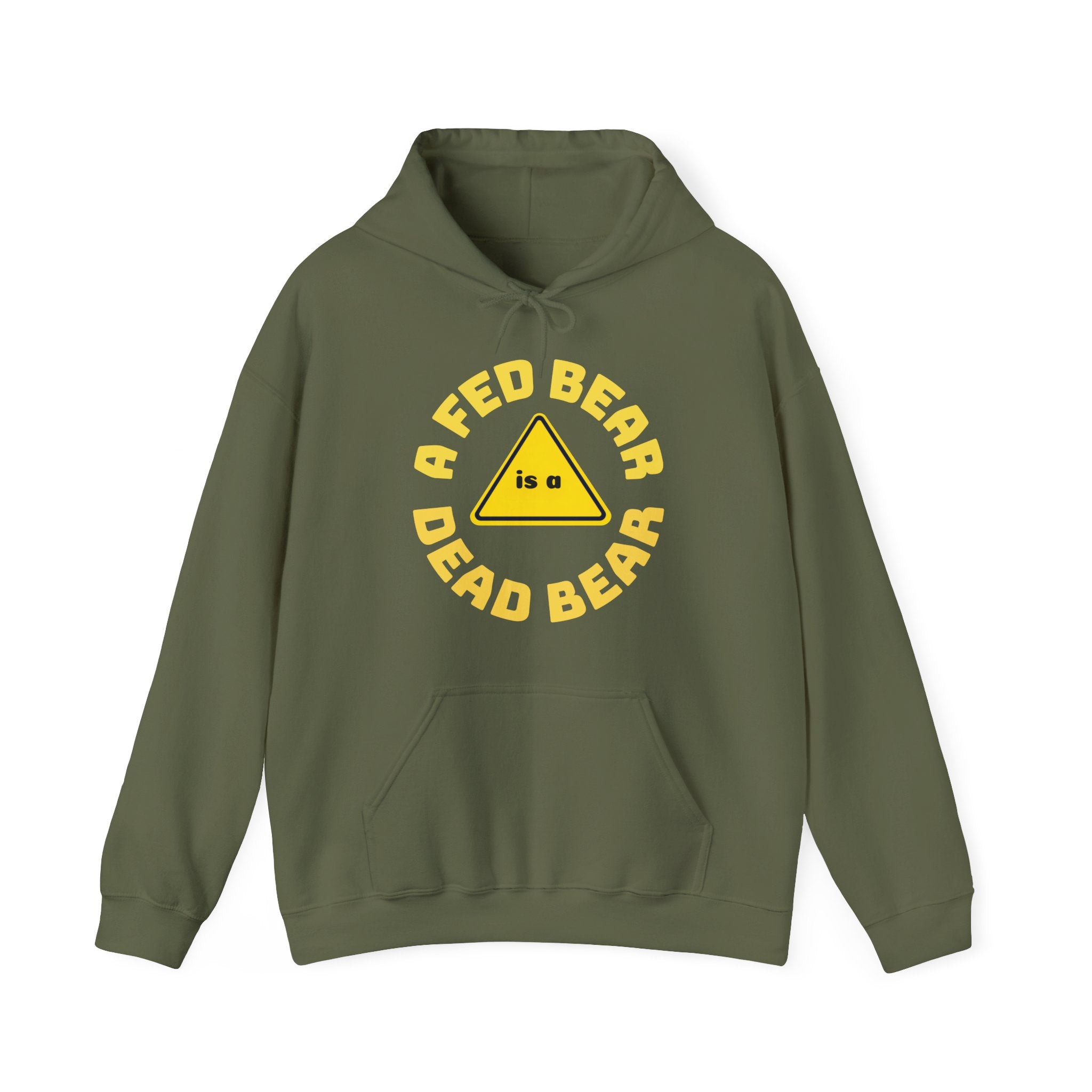 Fed Bear/Dead Bear Unisex Hoodie - Wildlife Conservation Pullover