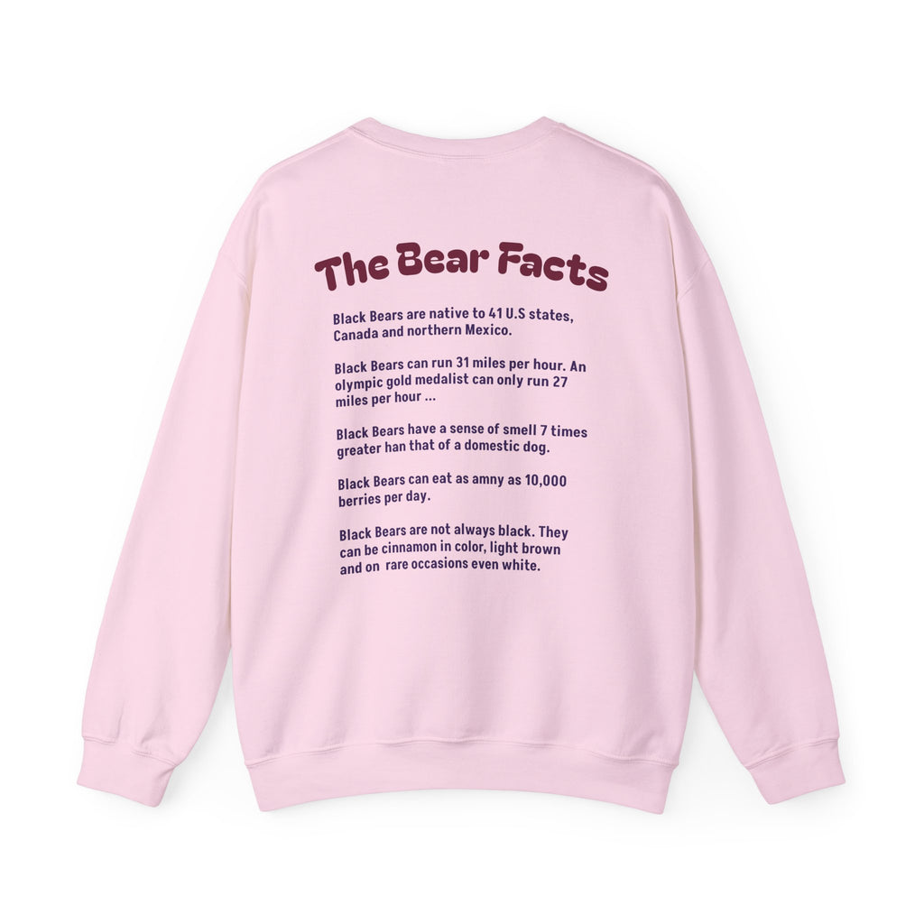 Black Bear Facts - Unisex Sweatshirt | Animal Facts Crewneck