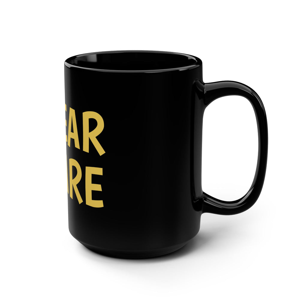 Bear Aware 15oz Black Coffee Mug — Wildlife Safety Gift