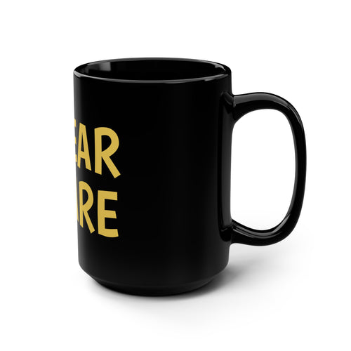 Bear Aware 15oz Black Coffee Mug — Wildlife Safety Gift